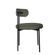 11 Kit 2 Cadeiras Serena Rivatti 54 cm -Largura- Estofado em Boucle Verde e Base em Aco Preto